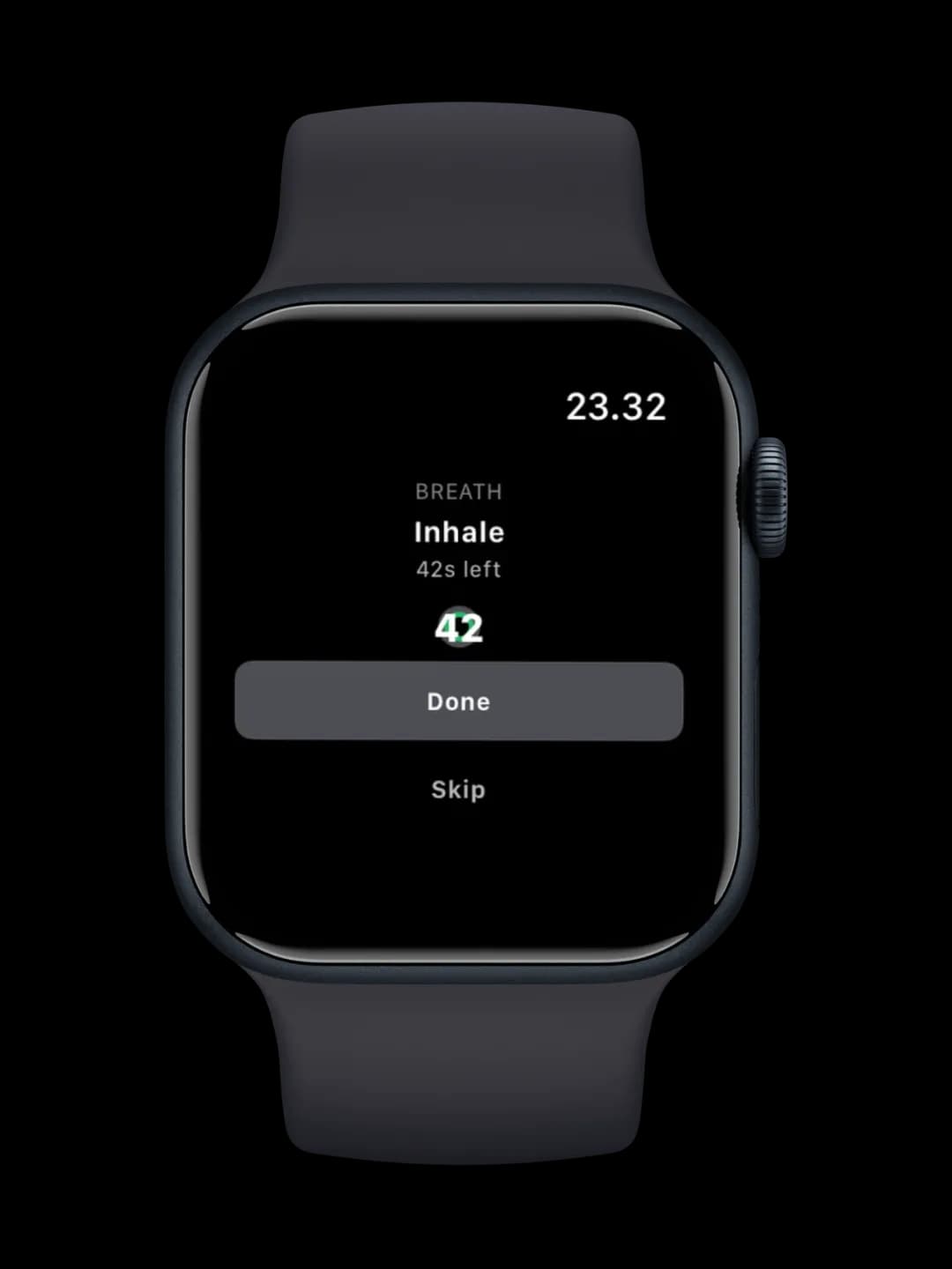 CalmPulse BP (Apple Watch) mockup 2